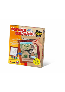 Wypukła malowanka Dino - Deinonychus
