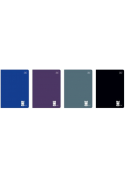 Zeszyt A5 w kratkę 60 kartek One Color 10 sztuk mix
