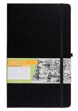 Notes A6 Linia Romantyzm Czarny ANTRA