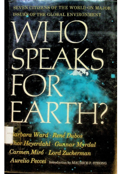 Who speaks for earth