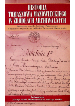 Historia Tomaszowa Mazowieckiego w źródłach archiwalnych z CD