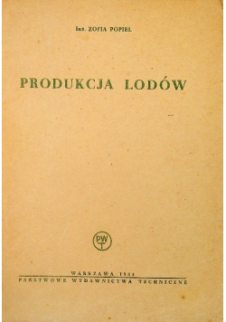 Produkcja lodów