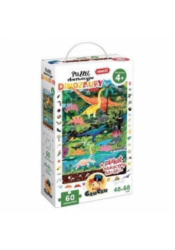 Puzzle obserwacyjne Dinozaury 4+