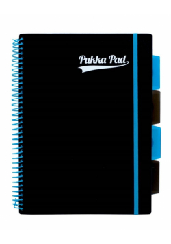 Project Book Black B5/200K kratka niebieski (3szt)