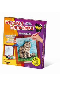 Wypukła malowanka Koty - Ragamuffin
