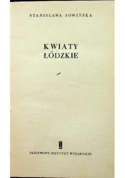 Kwiaty łódzkie
