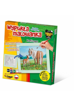 Wypukła malowanka Konie - Haflinger