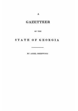 Gazetteer of the State of Georgia