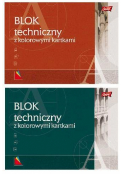 Blok techniczny kolorowy A3/10K (10szt)