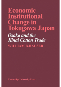 Economic Institutional Change in Tokugawa Japan