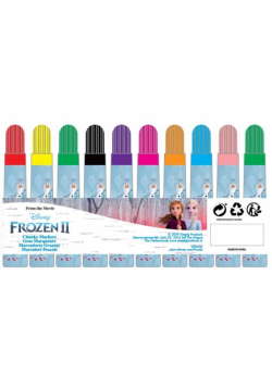 Zestaw flamastrów - Frozen II