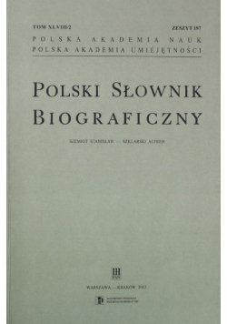 Polski słownik biograficzny zeszyt 197