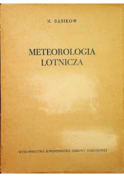 Meteorologia lotnicza 1946r