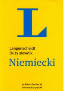 Langenscheidt duży słownik  Niemiecki