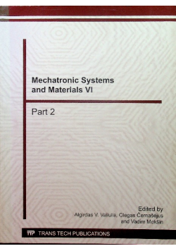 Mechatronic systems and materials VI part 2