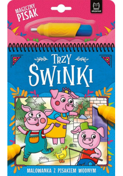 Trzy świnki Malowanka z pisakiem wodnym