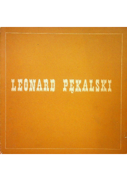 Leonard Pękalski 1986-1944