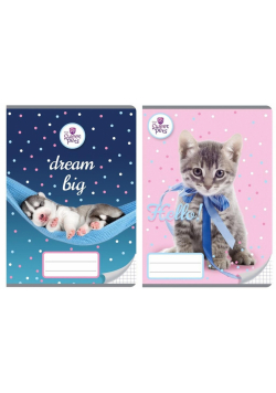 Zeszyt A5/16K kratka The Sweet Pets (20szt)