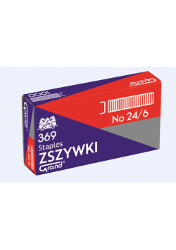Zszywki 24/6 (1000szt*10) GRAND