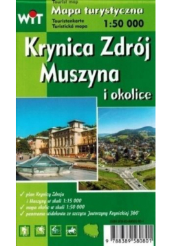 Mapa tur. - Krynica Zdrój, Muszyna i okolice WIT
