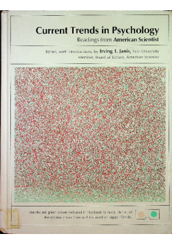 Current Trends in Psychology Reading from American Scientist