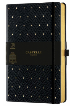 Notatnik 13x21cm linia Castelli Gold Dimonds