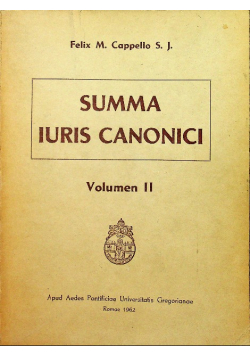 Summa iuris canonici II