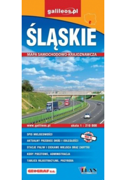Mapa samochodowo-kraj. - Śląskie 1: 210 000 w.2014