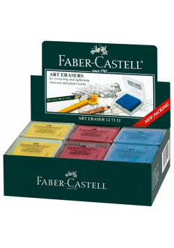 Gumka artystyczna chlebowa mix(18szt)FABER CASTELL