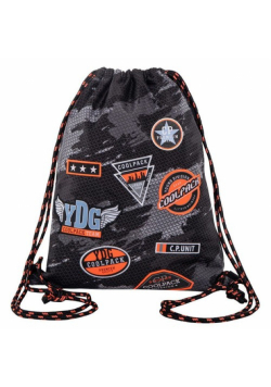 Coolpack Worek sportowy Sprint Badges Boys Black