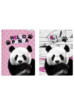Teczka z gumką A4 panda