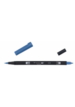 Flamaster dwustronny akwarelowy navy blue (6szt)