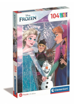 Puzzle 104 Super Kolor Disney Frozen