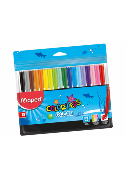 Flamastry Colorpeps Ocean 18 kolorów MAPED