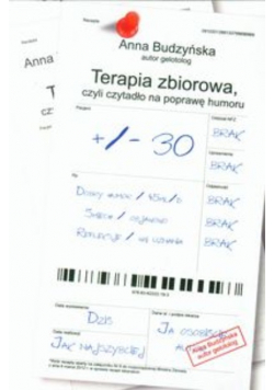 Terapia zbiorowa czyli czytadło na poprawę humoru
