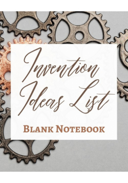 Invention Ideas List - Blank Notebook - Write It Down - Pastel Rose Gold Pink - Abstract Modern Contemporary Unique Art