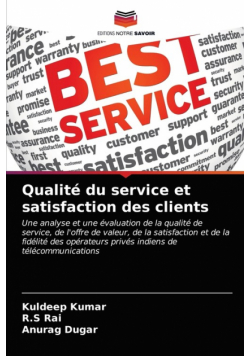 Qualité du service et satisfaction des clients