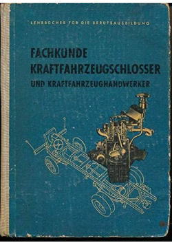 Fachkunde kraftfahrzeugschlosser und kraftfahrzeughandwerker