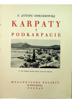 Karpaty i Podkarpacie 1938 r.