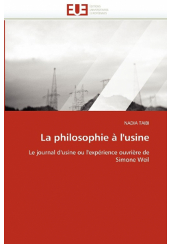 La philosophie à l''usine