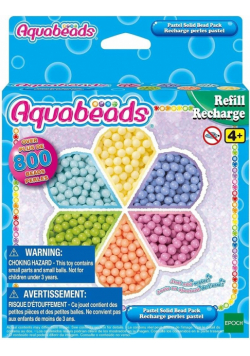 Aquabeads Pastelowe koraliki zestaw uzupełniający