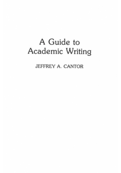 A Guide to Academic Writing