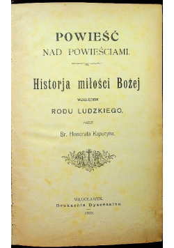 Powieść nad powieściami  1909 r.