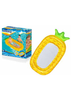 Dmuchany materac z siatką ananas 186x112cm