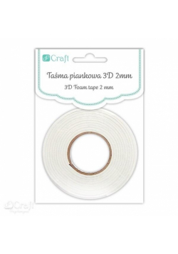 Taśma piankowa 3D 2mm 0,5cm x 2,2m