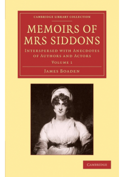 Memoirs of Mrs Siddons