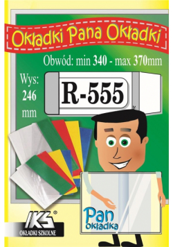 Okładka książkowa regulowana R555 (25szt) IKS
