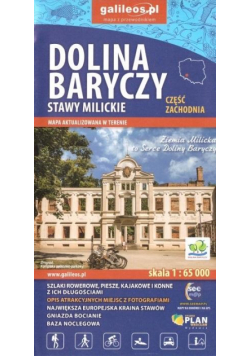 Mapa -Dolina Baryczy cz. zachodnia 1:65 000 w.2019