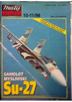 Mały modelarz nr 10 -11 Samolot myśliwski Su - 27