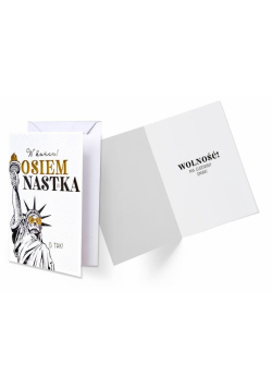 Karnet B6 GS-006 Urodziny 18 statua